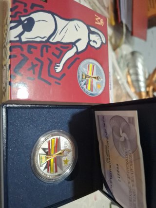Moneda Plata 10 Euros FIFA Copa Mundial Femenina 2
