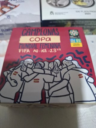 Moneda Plata 10 Euros FIFA Copa Mundial Femenina 2