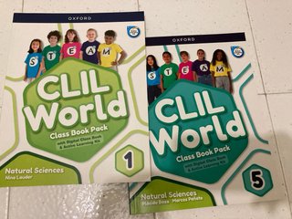 Libros Clil Word 1 y 5 de primaria, Ed. Oxford