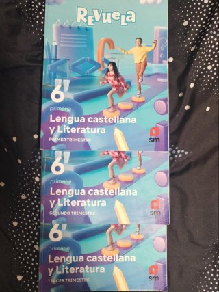 Lengua Castellana, 6 Primaria. Trimestral. Revuela