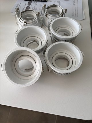 Focos empotrable blanco