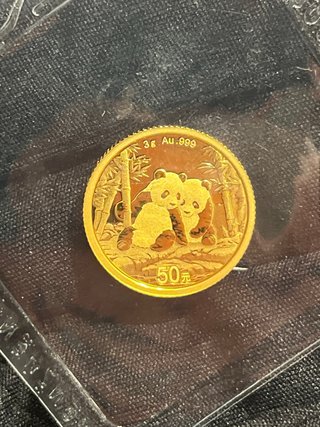 Moneda Oro Panda 3g 2026