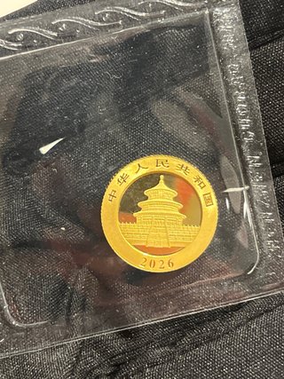 Moneda Oro Panda 3g 2026