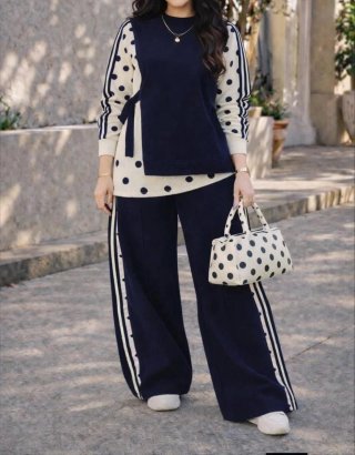 Conjunto chándal mujer azul y blanco
