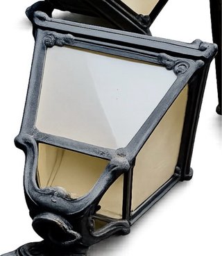 Farol PVC Exterior Gris