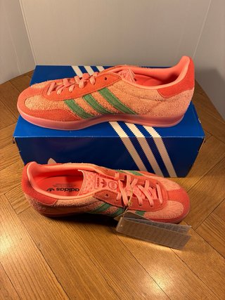 Adidas Gazelle Indoor W T.38 Rosa/Naranja y Verde