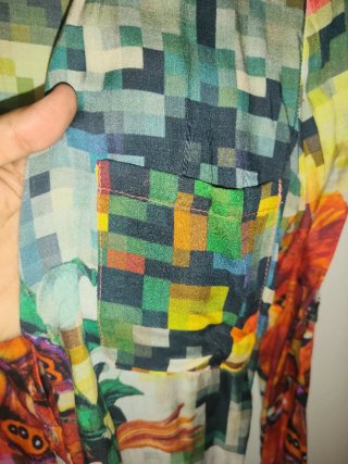 Camisa Desigual Multicolor Flores y Mariposas