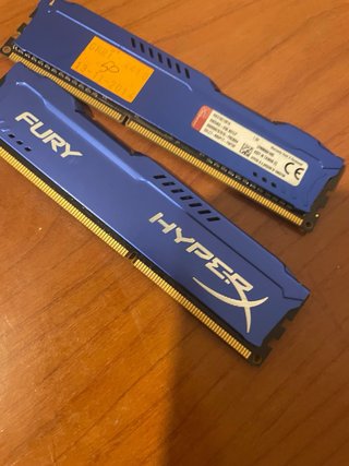 2x Kingston DDR3 8Gb (4GBx2) 1600MHz