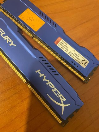 2x Kingston DDR3 8Gb (4GBx2) 1600MHz