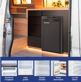 Nevera portátil AAOBOSI 83L con APP