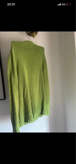 Cardigan uomo verde