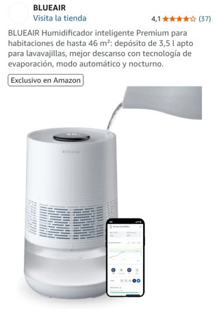 Humidificador Blueair Blanco