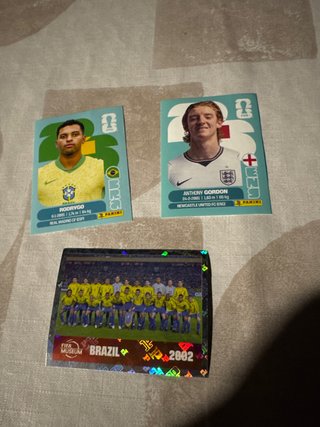 Cromos Panini Mundial Brasil 2002