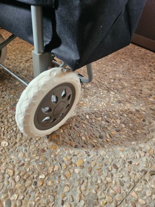 Carro de la compra MISIUSS rosa y negro