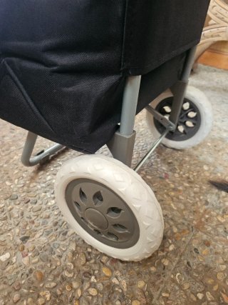 Carro de la compra MISIUSS rosa y negro