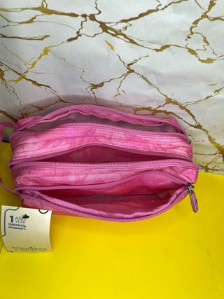 Estuche Totto Palmeras Rosa 3 Compartimentos