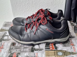Zapatillas Trekking Mujer Columbia Negras Rojas