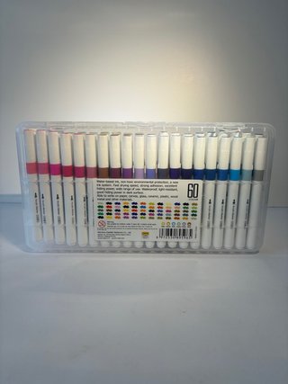 Conjunto de 60 Marcadores Acrílicos NOVO