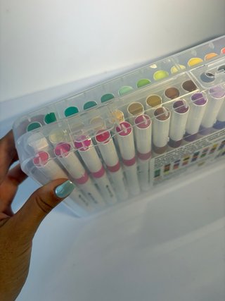 Conjunto de 60 Marcadores Acrílicos NOVO