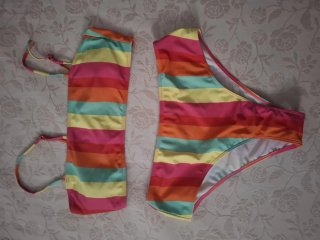 Bikini Shein Rayas Talla Única
