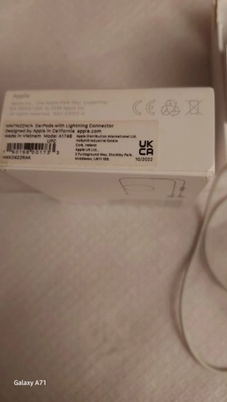 Auriculares Apple EarPods Lightning Blancos