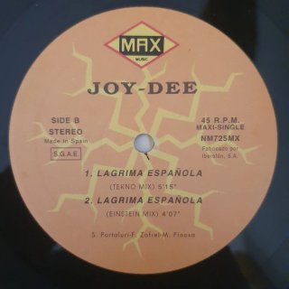 Vinilo Joy-Dee Lagrima Española