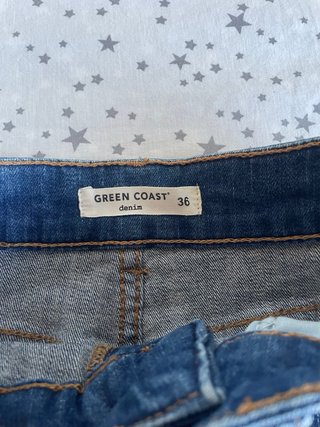 Falda vaquera azul nueva Green Coast 36