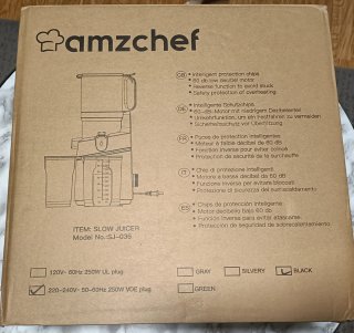 Extractor Jugos / Licuadora Marca Amzchef SJ 036