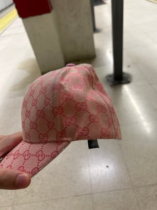 Berretto Gucci Rosa GG