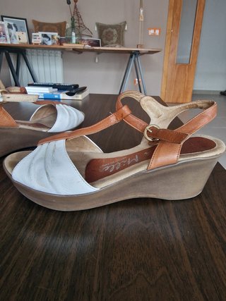 Sandalias Plataforma Verano Talla 35