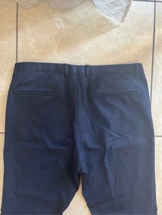 Pantaloni Chino Uomo Hugo Boss Taglia 52 Blu Scuro
