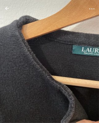 Blazer Lauren Ralph Lauren nero cotone