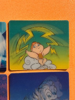 Lote 4 Tarjetas Lenticulares 3D Disney Hércules