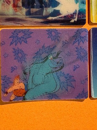 Lote 4 Tarjetas Lenticulares 3D Disney Hércules
