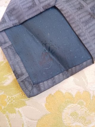 Cravatta Ungaro Grigia Vintage Seta Y2k Italy