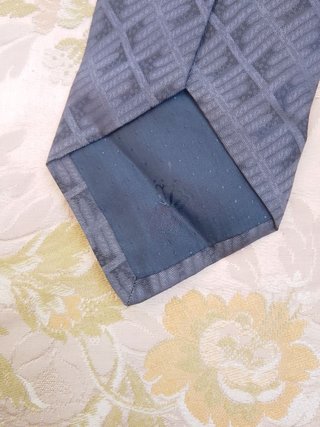 Cravatta Ungaro Grigia Vintage Seta Y2k Italy