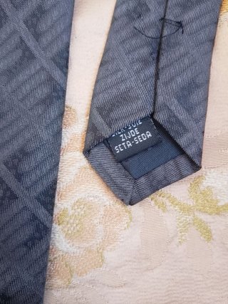 Cravatta Ungaro Grigia Vintage Seta Y2k Italy