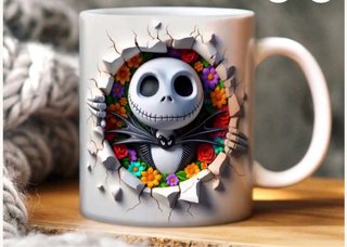 Caneca Jack Skellington - Pesadelo Antes Natal