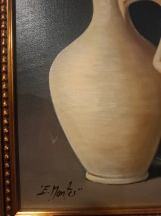 Oleo sobre lienzo Enrique Montes 55x48