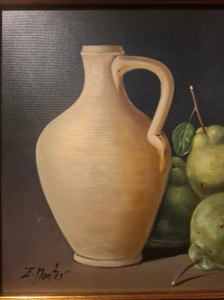 Oleo sobre lienzo Enrique Montes 55x48