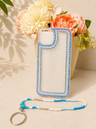 Cover iPhone 14 con perline
