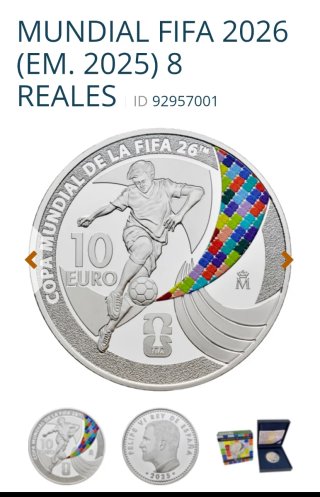 Moneda 10 Euros de plata FIFA 2026 (España)