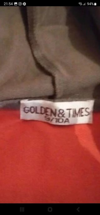 Felpa Golden & Times bambino 9/10 anni nuova