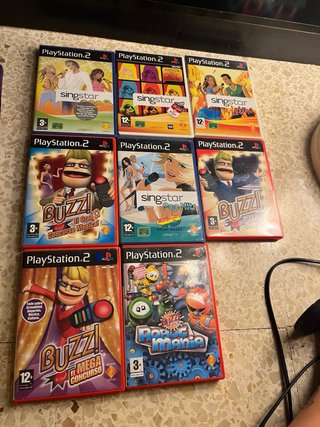 Playstation 2 Nera con Accessori e Giochi