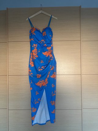 Vestito lungo fantasia floreale