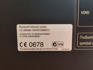 Televisor LG 42SL9500 Negro 42 pulg Buen estado