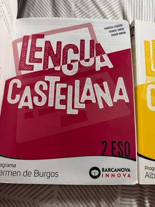 Lengua Castellana, 2 ESO, Programa Carmen de Bu...