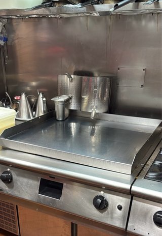 Plancha profesional acero inoxidable HOSTELERIA