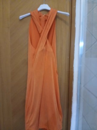 Guess Abito Arancione Incrociato