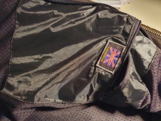 Chaqueta de piel para moto Merlin
